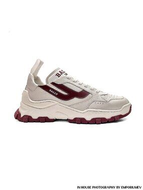 Bally Holden T White Leather Low-Top Sneakers US 10